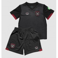 Camisa de time de futebol West Ham United Replicas 2º Equipamento Infantil 2024-25 Manga Curta (+ Calças curtas)